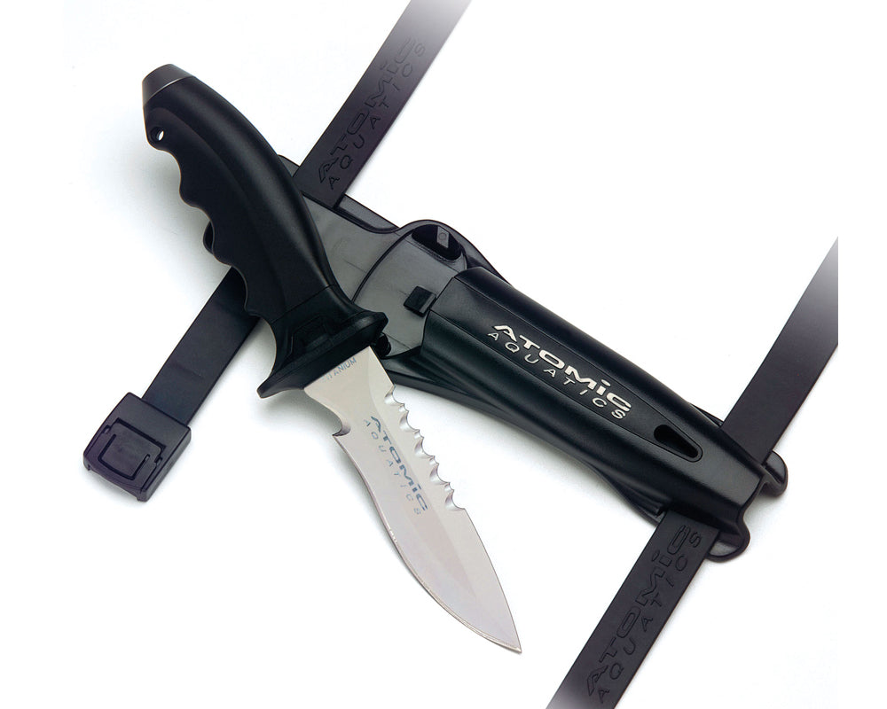 ATOMIC AQUATICS Ti6 Titanium Dive Knife