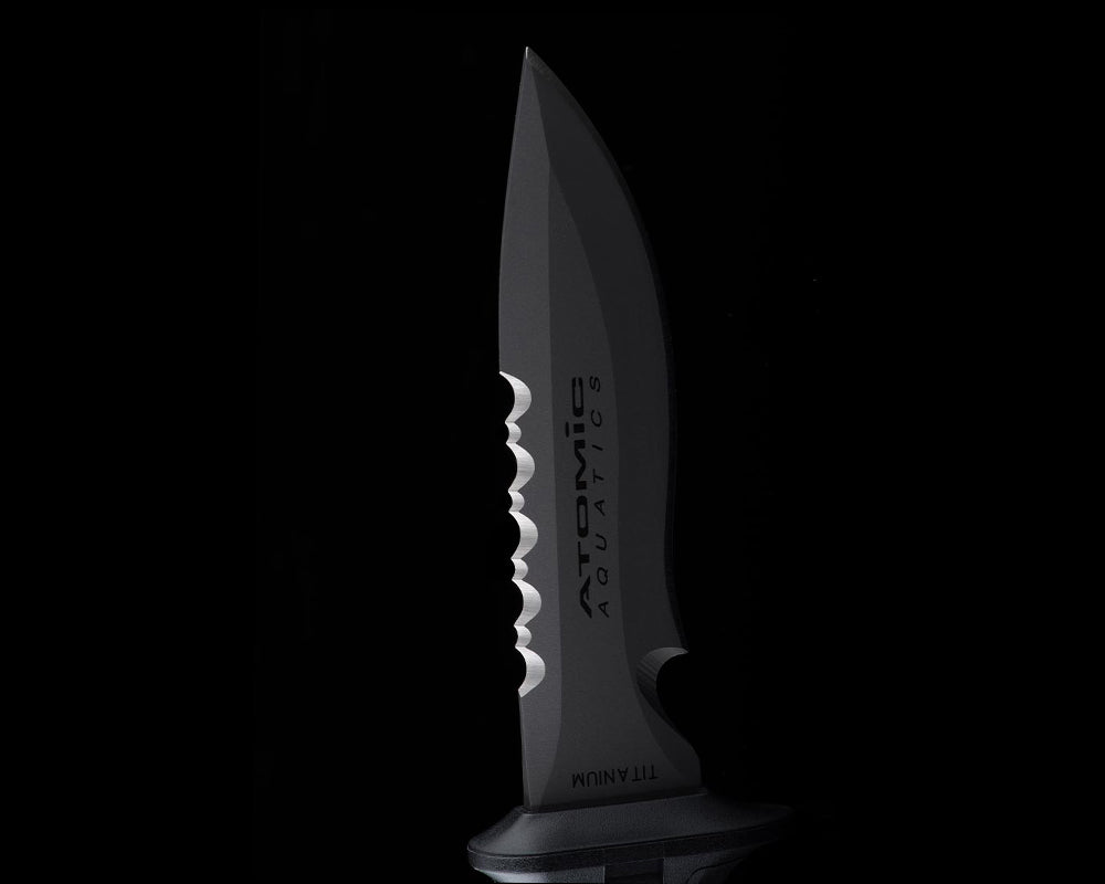 ATOMIC AQUATICS Ti6 Titanium Dive Knife
