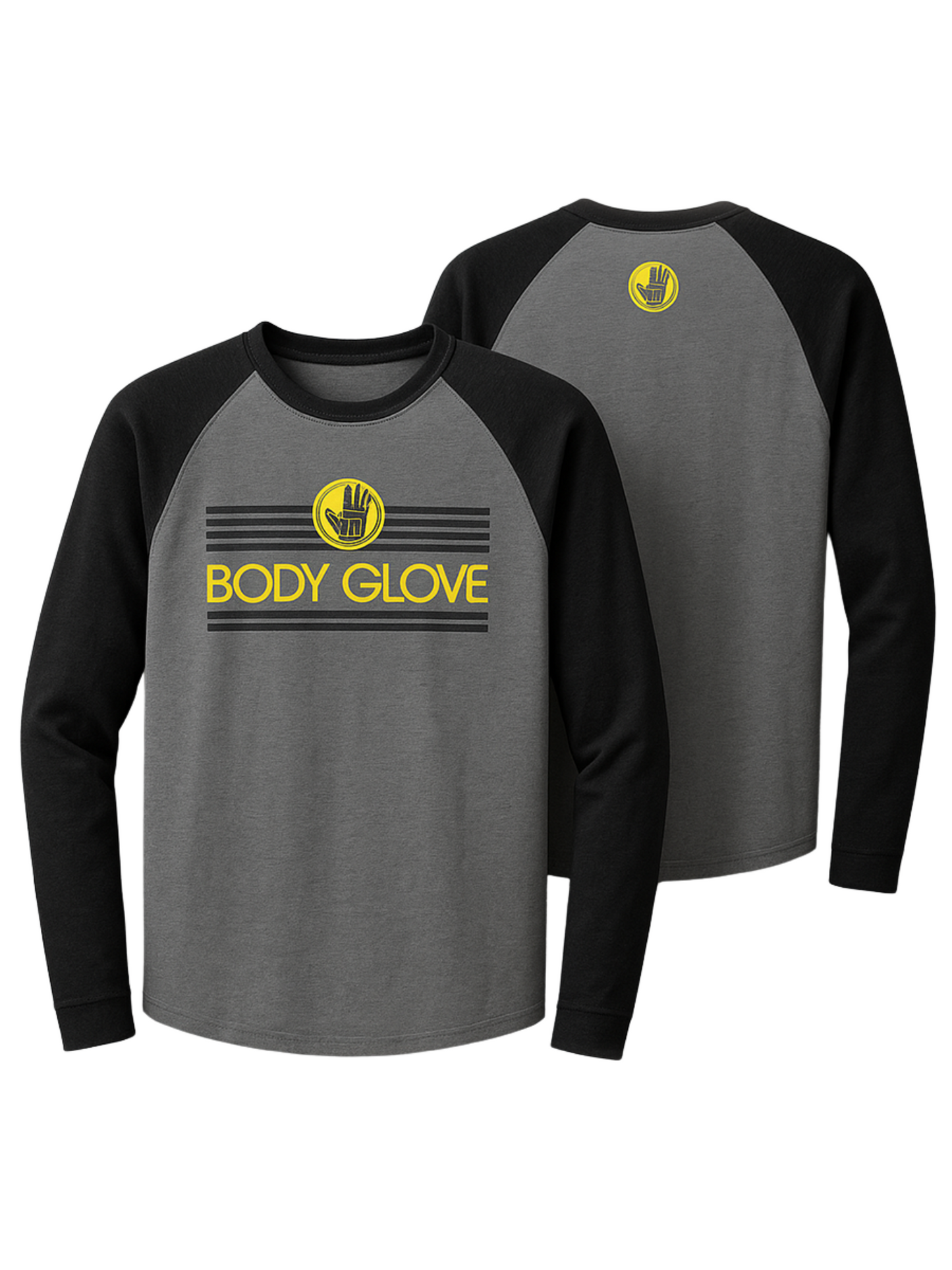 BODY GLOVE Raglan Men's Long Sleeve Rashguard - Loose Fit