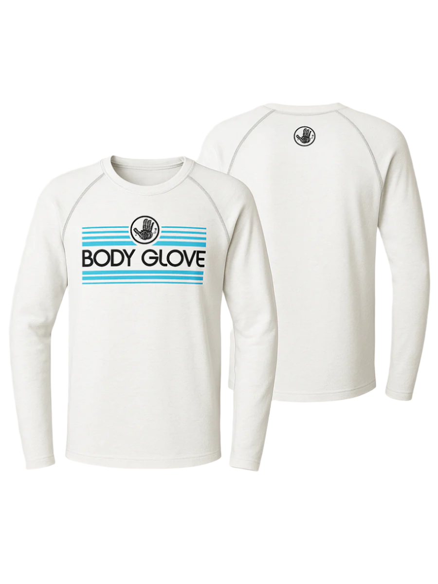 BODY GLOVE Raglan Men's Long Sleeve Rashguard - Loose Fit