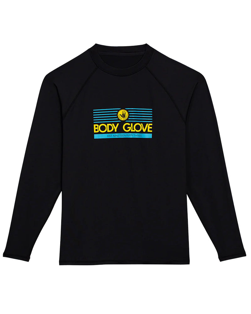 BODY GLOVE Raglan Men's Long Sleeve Rashguard - Loose Fit