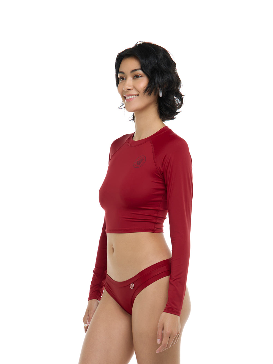 BODY GLOVE Let It Be Cross-Over Women’s Long Sleeve Rashguard