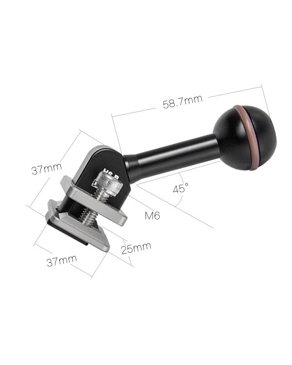 SCUBALAMP HS-B Hot Shoe Ball Adapter