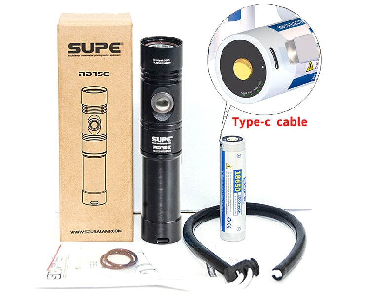 SCUBALAMP RD75E 1200 Lumens Focus Light