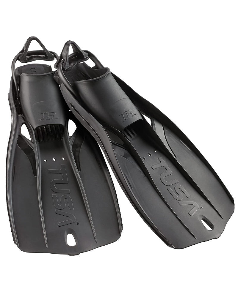 TUSA Travel Right Fins with Color Heel Grip