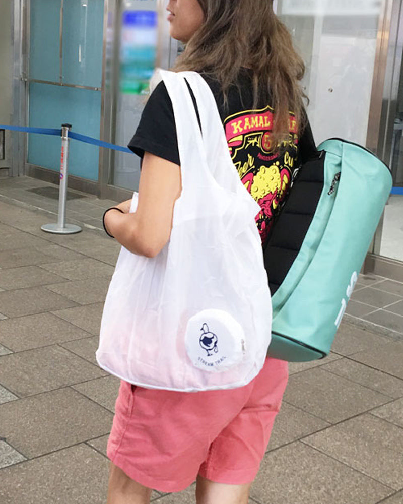 STREAM TRAIL Foldable Tote Bag