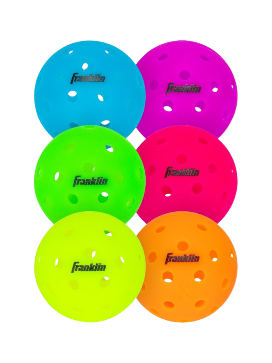 Franklin Sports Outdoor - X-40 Pickleballen - USA (USAPA) Approved - 12-Pack Outdoor Balls - Optic Yellow - US Open Ball Franklin Sports Outdoor - X-40 Pickleballen - USA (USAPA) Approved - 12-Pack Outdoor Balls - Optic Yellow - US Open Ball