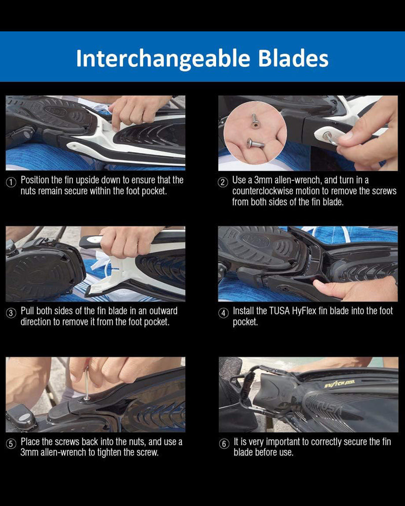 TUSA SF-0107 Hyflex Switch Pro Fins
