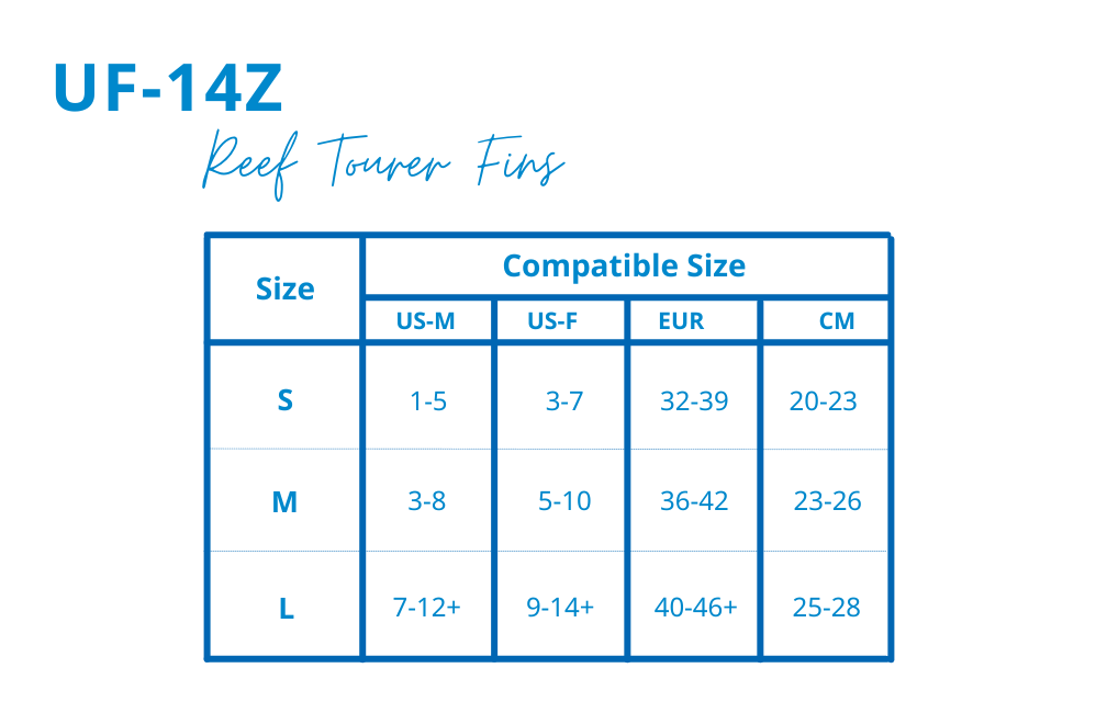 TUSA UF-14z Reef Tourer Fins
