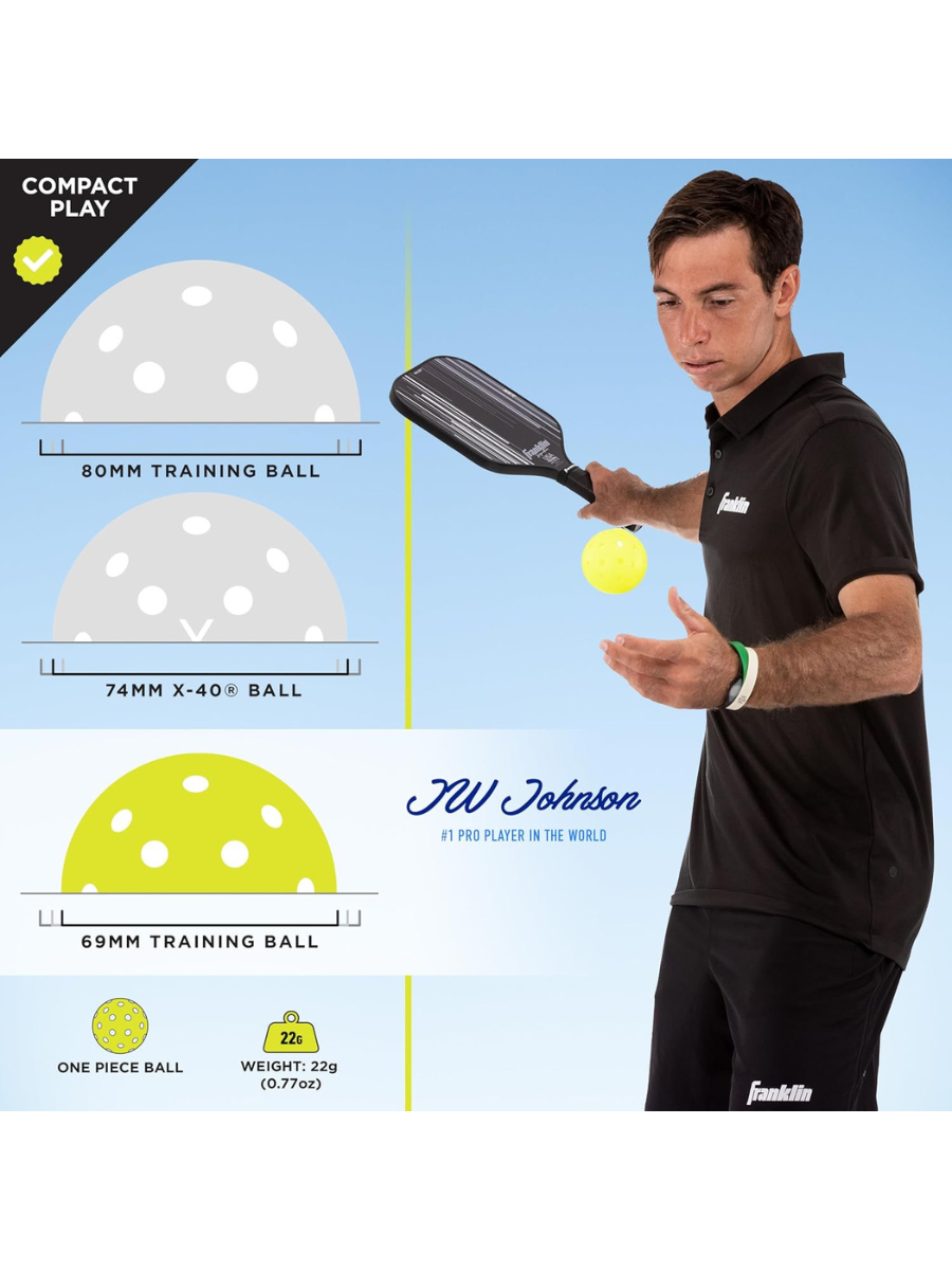 FRANKLIN Training Pickleballs - 69mm