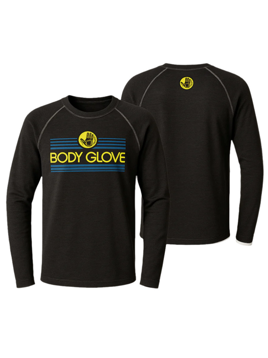 BODY GLOVE Raglan Men's Long Sleeve Rashguard - Loose Fit