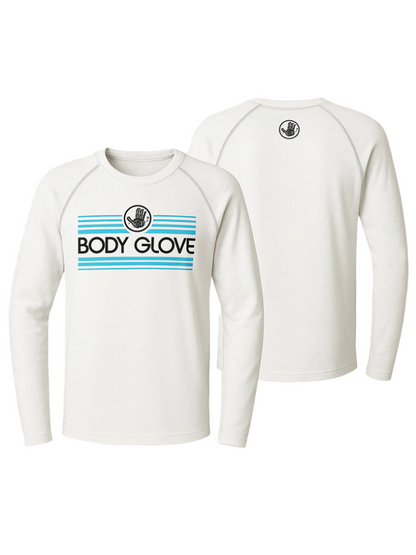 BODY GLOVE Raglan Men's Long Sleeve Rashguard - Loose Fit