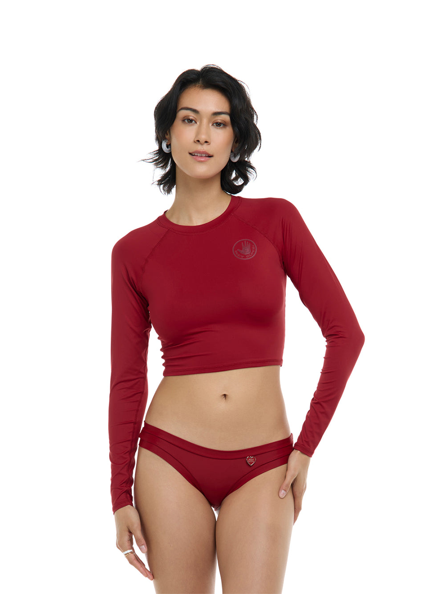 BODY GLOVE Let It Be Cross-Over Women’s Long Sleeve Rashguard