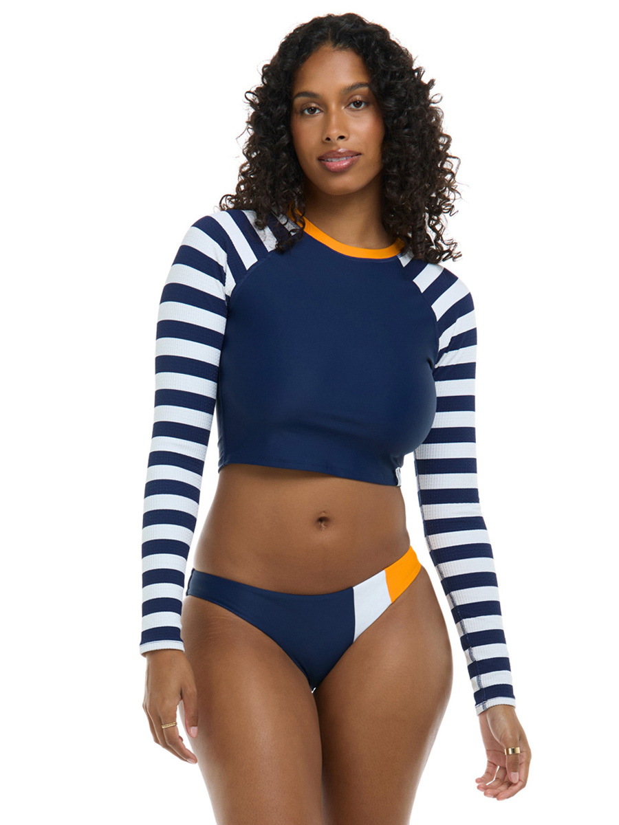 BODY GLOVE Let It Be Cross-Over Women’s Long Sleeve Rashguard - Maritime