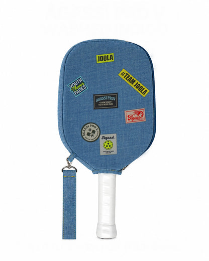 JOOLA Agassi Pro V Special Edition Washed Indigo 16mm Pickleball Paddle