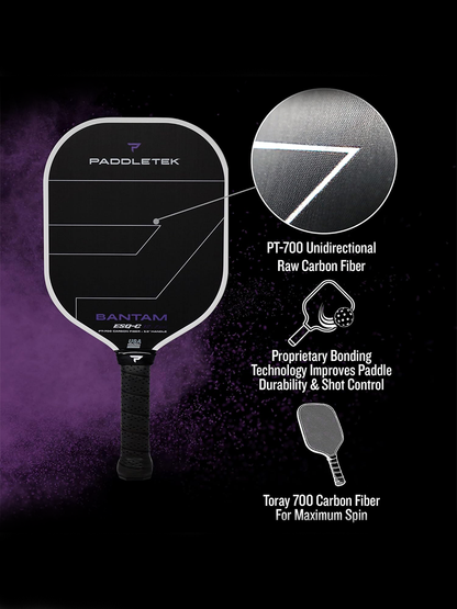 PADDLETEK Bantam ESQ-C 12.7mm Pickleball Paddle