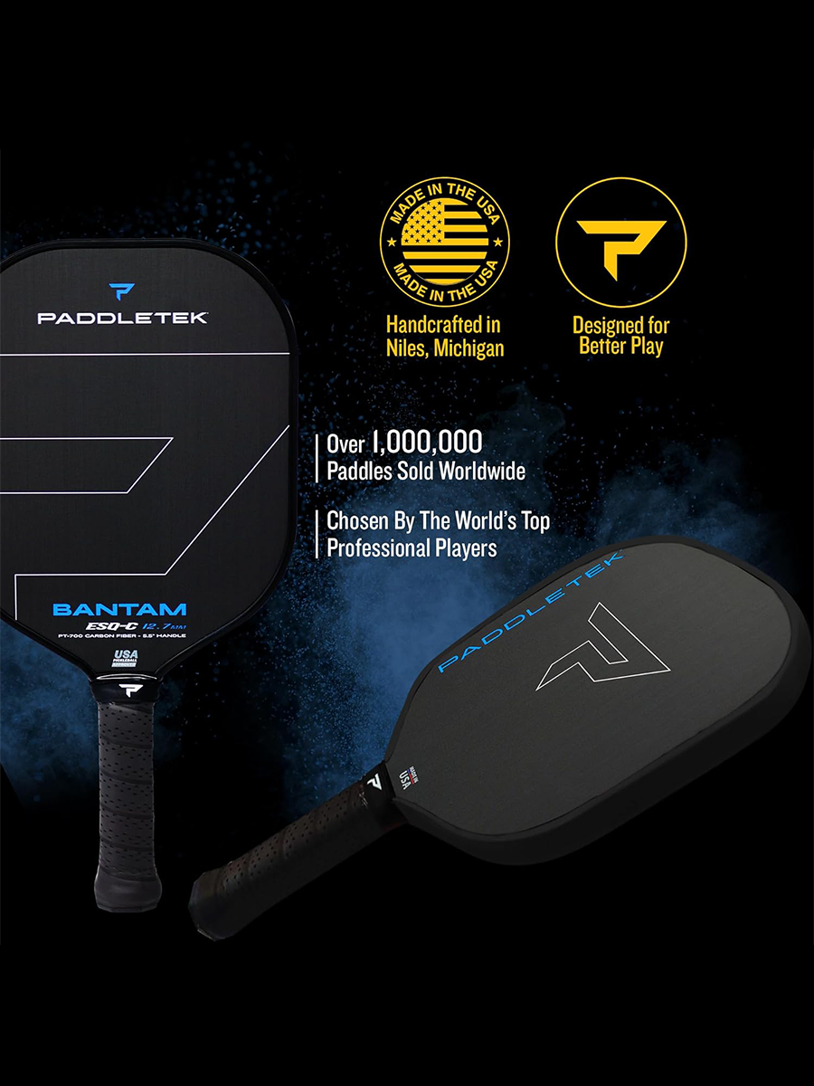 PADDLETEK Bantam ESQ-C 12.7mm Pickleball Paddle