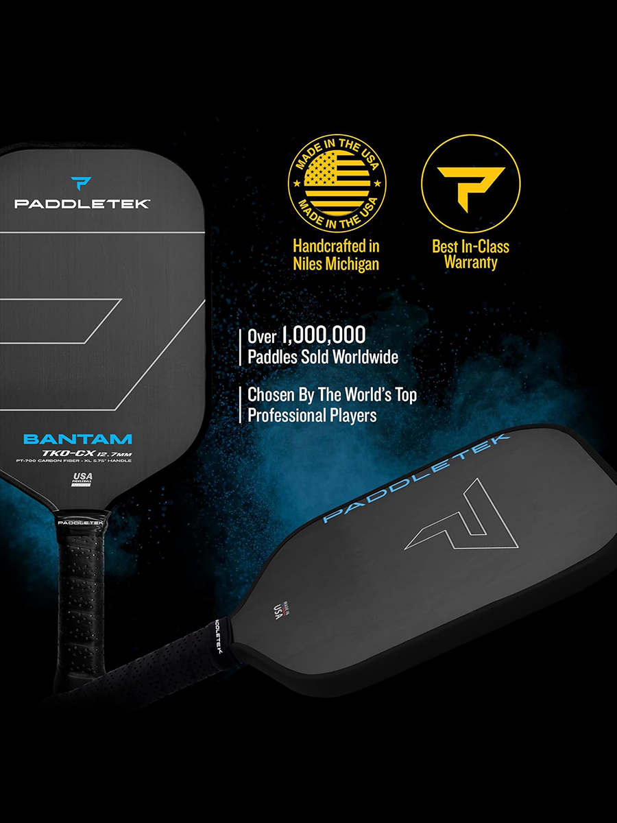 PADDLETEK Bantam TKO-CX 12.7mm Pickleball Paddle