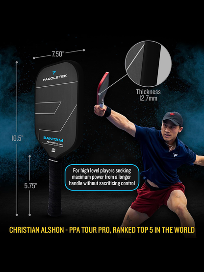 PADDLETEK Bantam TKO-CX 12.7mm Pickleball Paddle
