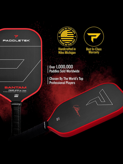 PADDLETEK Bantam TKO-CX 12.7mm Pickleball Paddle