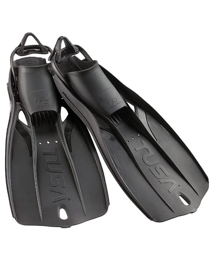 TUSA Travel Right Fins with Color Heel Grip