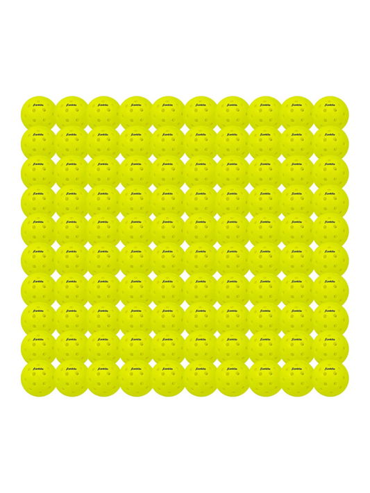 FRANKLIN X-40 Outdoor Pickleballs - 74mm (100 Packs)