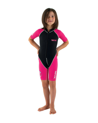 SEAC DOLPHIN 1.5MM GIRLS SHORTY WETSUIT